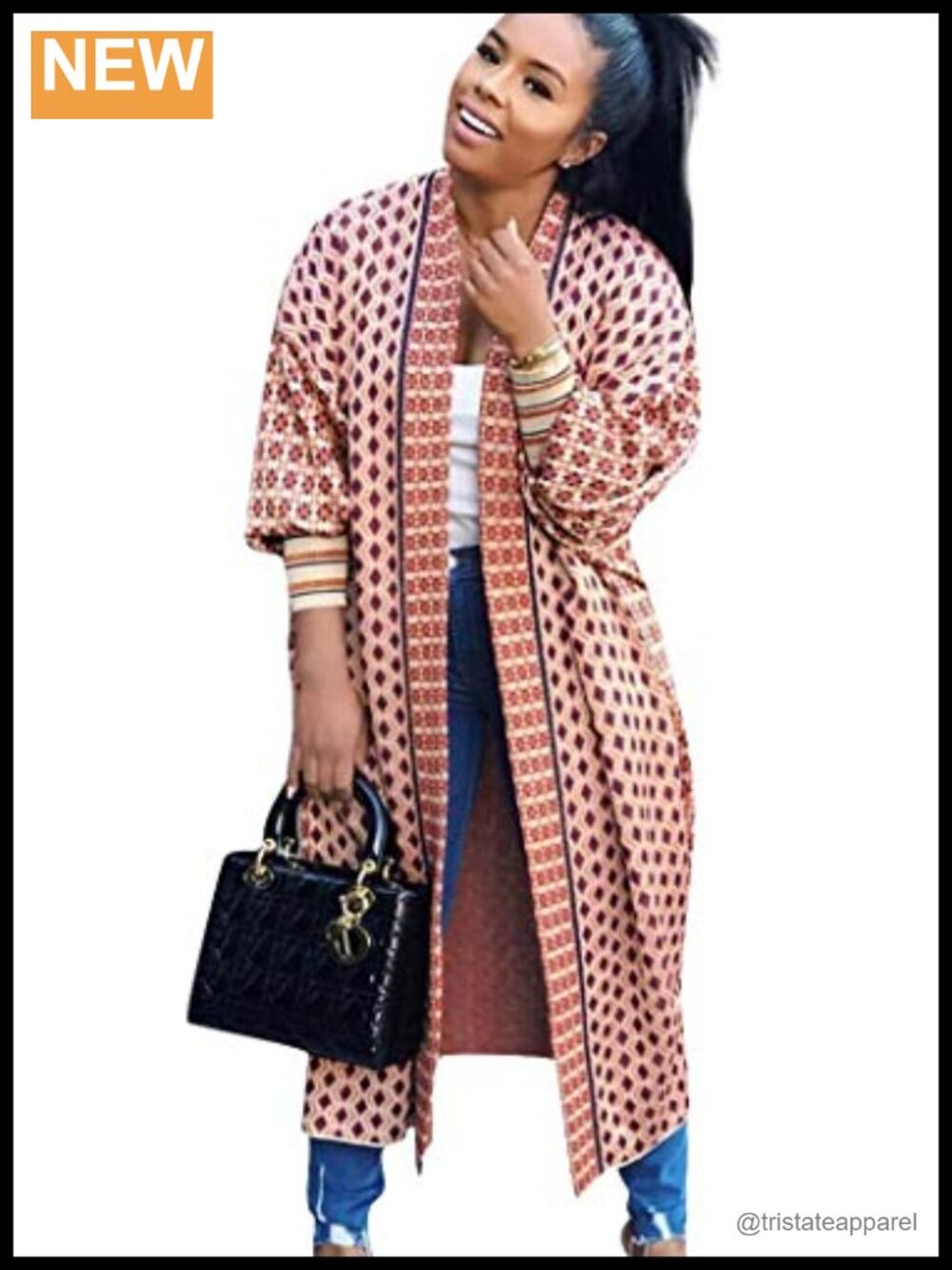Long Cardigan Open Front Lightweight Jacket Coat Women Outwear